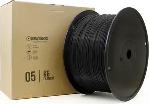 Gizmo Dorks PLA Filament for 3D Printers 1.75mm 5kg, Black Gizmo Dorks PLA Filament for 3D Printers 1.75mm 5kg, Black