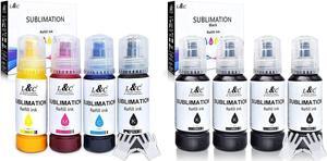 Save on $11 Ecotank Supertank 4 Color Sublimation Ink (4x70ml) and 4 Black Ecotank Sublimation Ink (4X100ml)