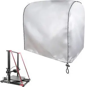 3D Printer Protective Cover, Anti-Dust, Waterproof Dust Cover for CR-10 300/CR-10S 300 and Other Assembled 3D Printer-Silver (21.6x21.6x21.6 inch) 3D Printer Protective Cover, Anti-Dust, Waterproof Dust Cover for CR-10 300/CR-10S 300 and Other Assembled 3D Printer-Silver (21.6x21.6x21.6 inch)