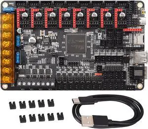 BIGTREETECH Octopus V1.1 Control Board 32bit Silent Board Compatible TMC2209, TMC2240, TMC2208, TMC5160 Stepper Driver, Support DIY Klipper and Raspberry-Pi Online Printing for Voron 3D Printer
