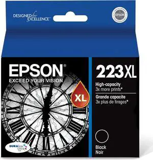 Epson T223XL120 DURABrite Ultra High-Capacity Black Ink Cartridge
