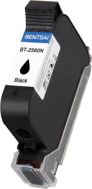 BENTSAI BT-2560N Original Aqueous Water Soluble Ink Cartridge Replacement Handheld Inkjet Printer BT-HH6105B1/BT-HH6105B2/BT-HH6105B3 Black 1 Pack