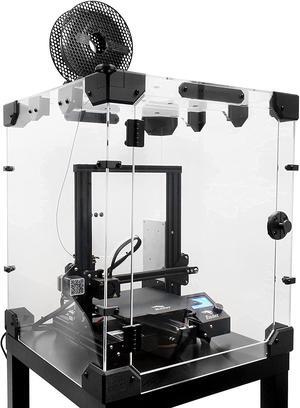 3D SOURCERER Universal 3D Printer Enclosure 5mm Plexiglass Kit [540x540x620mm Inner Volume] IKEA Lack PRUSA MK3S/Creality Ender 3/5 Pro | Fire & Dust Proof Constant Temperature Protective Tent Cover
