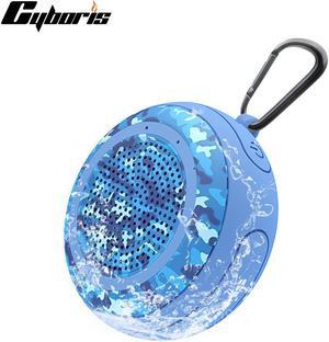 Cyboris Bluetooth Speakers,Portable Wireless IPX7 Waterproof Floating Bluetooth Speaker with TWS Function, Deep Bass, Stereo Pairing,Durable for Swimming Pool,Beach,Shower,Travel