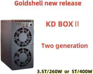 New Goldshell KD BOX PRO II 5THs 400W Hashrate KDA Miner Upgraded from KD BOX PRO Mining Kadena Algorithm Without PSU