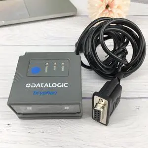 Datalogic Barcode Scanner GFS4450-9 2D Bar Code Reader Fixed Hands-free Imaging RS232 Cable