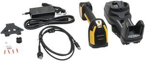 Barcode Scanner 2D Handheld Industrial Scanners Code Reader PM9600-HP433RB with USB Cable and Cradle