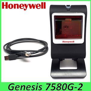 Honeywell Genesis 7580G-2 Omni-Directional 1D 2D Barcode Scanner Reader with USB Cable Kit