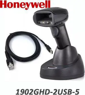 Honeywell 2D Wireless Barcode Scanner Xenon 1902GHD-2USB-5 Handheld Bluetooth Code Reader with USB Cable Honeywell 2D Wireless Barcode Scanner Xenon 1902GHD-2USB-5 Handheld Bluetooth Code Reader with USB Cable