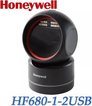 Honeywell 2D Hands-free Barcode Scanner Area-Imaging QR Bar Code Reader with USB Cable HF680-1-2USB Black