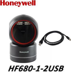 Honeywell 2D Bar Code Scanner Hands-free Imager USB QR Code Reader USB Kit HF680-1-2USB Black