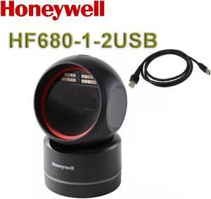 Honeywell Fixed Barcode Scanner 2D LED Hands-free Desktop Reader with USB Cable HF680-1-2USB Black