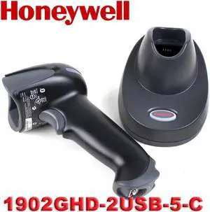 Honeywell 2D Bar Code Scanner Xenon 1902GHD-2USB-5-C Wireless Handheld Imager with USB Cable and Base Honeywell 2D Bar Code Scanner Xenon 1902GHD-2USB-5-C Wireless Handheld Imager with USB Cable and Base