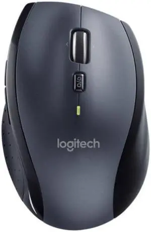 Logitech M705 Marathon Wireless Mouse, 2.4 GHz USB Unifying Receiver, 1000 DPI, 5-Programmable Buttons, 3-Year Battery, Compatible with PC, Mac, Laptop, Chromebook