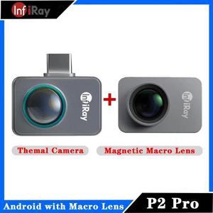 InfiRay P2 Pro Thermal Imager PCB Circuit Industrial Heating Test Night Vision 256X192 For Android Phone Type-C ,Not compatible with iphone 15
