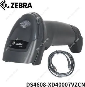 Barcode Scanner DS4608-XD40007VZCN Fixed Mount 1D/2D Handheld USB Code Reader