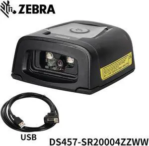 1D/2D Barcode Scanner DS457-SR20004ZZWW Fixed Mount QR Code Reader with USB Cable