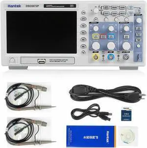 Hantek DSO5072P Digital Oscilloscope 70mhz 1gsa/s 2ch 40k 7" tft Signal Waveform Real Time Sample Rate 7' Display WVGA 800x480