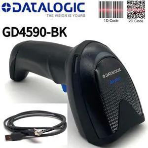 Dat,alogic Gryphon GD4590-BK Handheld 2D Barco,de Scann,er with USB Cable Black