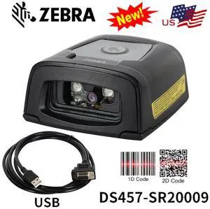 Ze,bra DS457-HD20009 USB Fixed Mount High-Density Barco,de Scann,er W / Cable