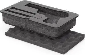 Nanuk 909 Waterproof TSA Safe case for Glock, 1911, SIG, Ruger, and MORE 909 Pistol Foam Only