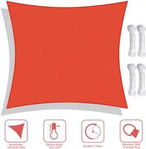 Yescom 23x22 Ft 97% UV Block Rectangle Sun Shade Sail Heavy Duty Canopy Outdoor Patio