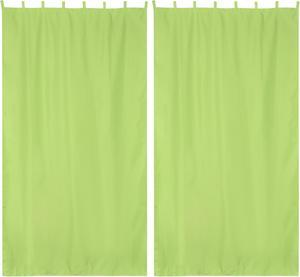 Yescom 54"x108" Outdoor Privacy Curtain Panel Tab Top UV30+ Porch Pergola Deck 2 Piece