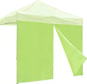 InstaHibit Privacy Sidewall Zipper UV30+ Fits 10x10ft Canopy Yard Park 1 Piece