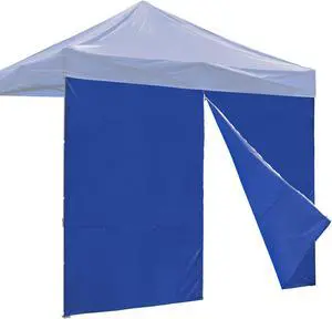 InstaHibit Privacy Sidewall Zipper UV30+ Fits 10x10ft Canopy Camping 1 Piece