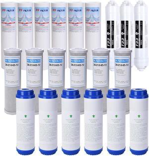 21 pcs Reverse Osmosis Water Sediment/Carbon block /inline replacment filters