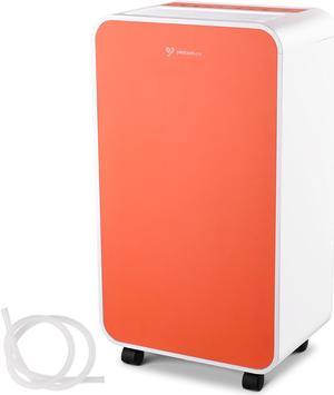 Yescom 2700 Sq. Ft Dehumidifier for Home 68 oz Water Tank Electric Dehumidifier w/ Drain Hose for Basement, 24H Timer, Auto Shut Off & Defrost, Portable Small Dehumidifiers for Bathroom Bedroom Garage
