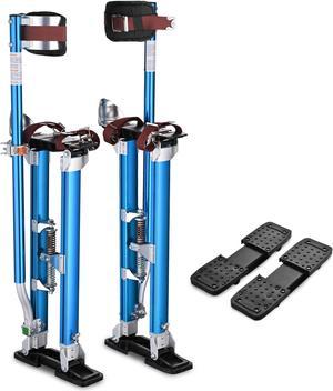 Yescom Drywall Stilts w/ 1 Pair Stilt Pad Replacement 24"-49" Aluminum Tool Painting