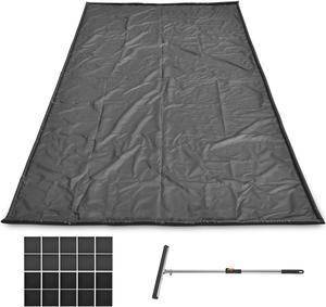 Yescom Garage Floor Mat Roll Non Slip Car Parking Protect Cover Trailer PVC 19.5x6.5 Ft