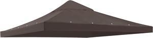Yescom 10x10Ft Gazebo Top Replacement for beach cabanas for 1 Tier Outdoor Canopy Cover Patio Garden Yard Party Coffee