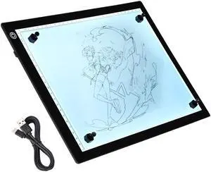 Yescom A4 14" Light Pad Diamond Painting Light Board Light Box for Tracing Artist Drawing Sketching Animation with Paper