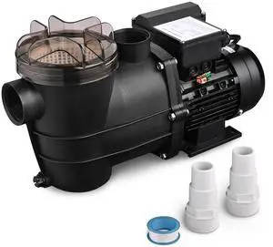 Yescom 3/4 HP Swimming Pool Pump Motor 2640GPH Above Ground w/ Strainer for Sand Filter