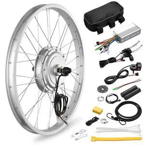 Yescom Electric Bicycle Front Wheel E-Bike Conversion Kit 24" 36V 750W Throttle Controller Yescom Electric Bicycle Front Wheel E-Bike Conversion Kit 24" 36V 750W Throttle Controller