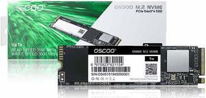 OSCOO ON900 1TB Nvme Gen3 PCIe M.2 2280 Internal SSD Cache Extreme Performance Solid State Drive (1TB)