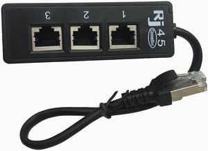 RJ45 Network Extender One for Three Network Connector