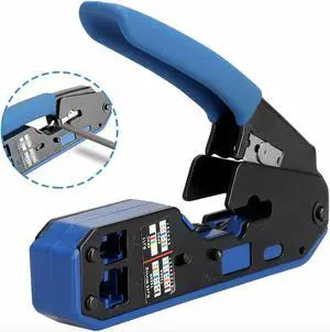 RJ45 Ethernet Network LAN Tool Kit Network Cable Crimper Crimping Plier Stripper