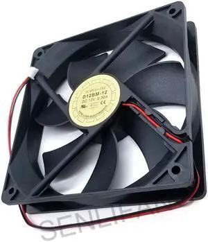 Genuine  D12BM-12 12CM 12V Two Lines Cooling Fan
