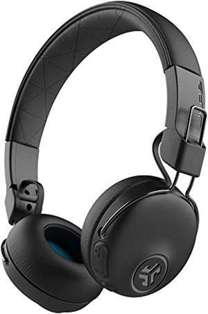 JLab Audio Studio ANC On-Ear Wireless Headphones | Black | 34+ Hour Bluetooth 5 Playtime - 28+ Hour with Active Noise Cancellation | EQ3 Custom Sound | Ultra-Plush Faux Leather