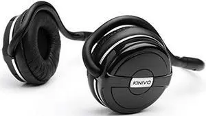Kinivo BTH240 Bluetooth Headphones (Black, On-Ear, Wireless Music, Hands-Free Calling, Built-in Mic, Foldable, Memory Form Earpads, Travel Bag)