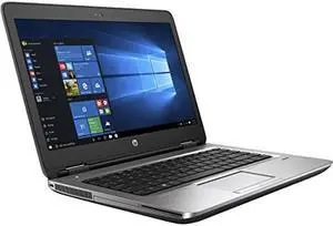 HP ProBook 640 G2 14" Anti-Glare HD Business Laptop (Intel Core i5-6300U, 8GB DDR4 Memory, 256GB NVMe PCIe m.2 SSD) Win 10 Pro Professional 64 bit (Renewed)