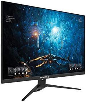 Sceptre IPS 27 inch Gaming LED Monitor up to 165Hz 144Hz 1ms DisplayPort HDMI FreeSync FPS RTS Buildin Speakers Gunmetal Black 2021 E275BFPT165