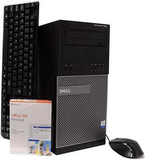 Dell OptiPlex 7020 Desktop Tower Computer, Intel Quad Core i5-4590 3.3GHz PC, 16GB RAM, 1TB HDD, Microsoft Windows 10 Professional, Microsoft Office 365 Personal, DVD, Keyboard, Mouse, WiFi (Renewed) - OEM