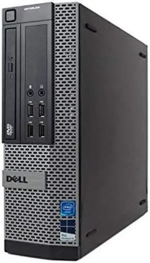 Dell Optiplex 790 SFF Desktop - Intel Core i7 3.4GHz, 16GB DDR3, New 500GB SSD, Windows 10 Pro 64-Bit, WiFi, DVDRW (Renewed) - OEM