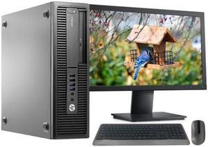 HP 705 G2 Computer Desktop PC AMD Pro A4-8350B R5 Processor, | 8GB Ram, 1TB Hard Drive | WiFi & Bluetooth, Wireless Keyboard Mouse, 19 Inch LED Monitor, Windows 10 (Renewed) - OEM