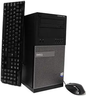 Dell Optiplex 7020 Tower Desktop PC, Intel Quad Core i5 (3.30GHz) Processor, 16GB RAM, 2TB Hard Drive, Windows 10 Pro, DVD, Keyboard, Mouse, WiFi (Renewed) - OEM