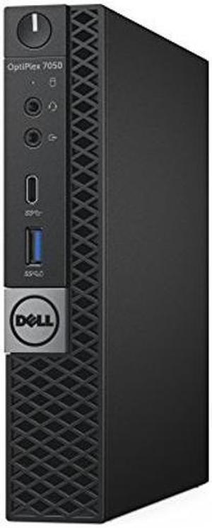 Dell OptiPlex 7050 Micro Form Factor Desktop Computer, Intel Core i7-7700T, 8GB DDR4, 128GB Solid State Drive, Windows 10 Pro (F9WXM)